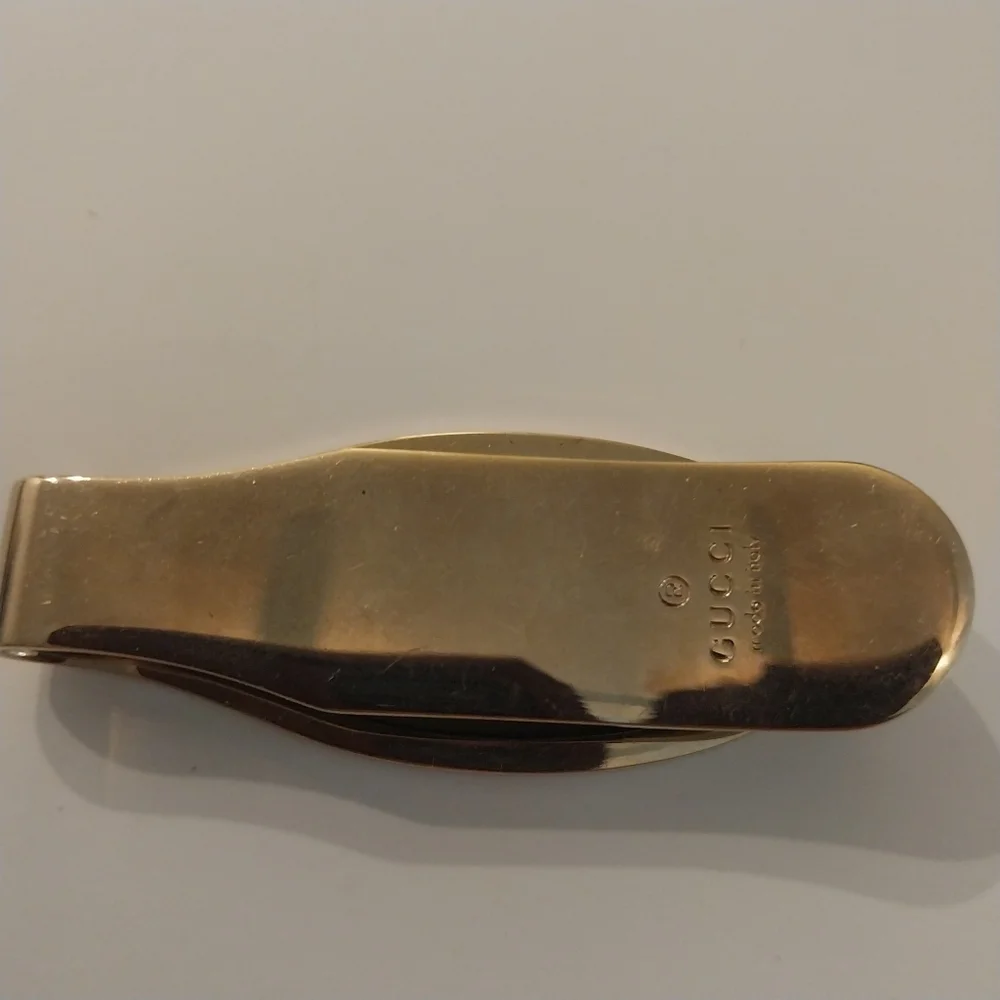 Gucci gold Money Clip